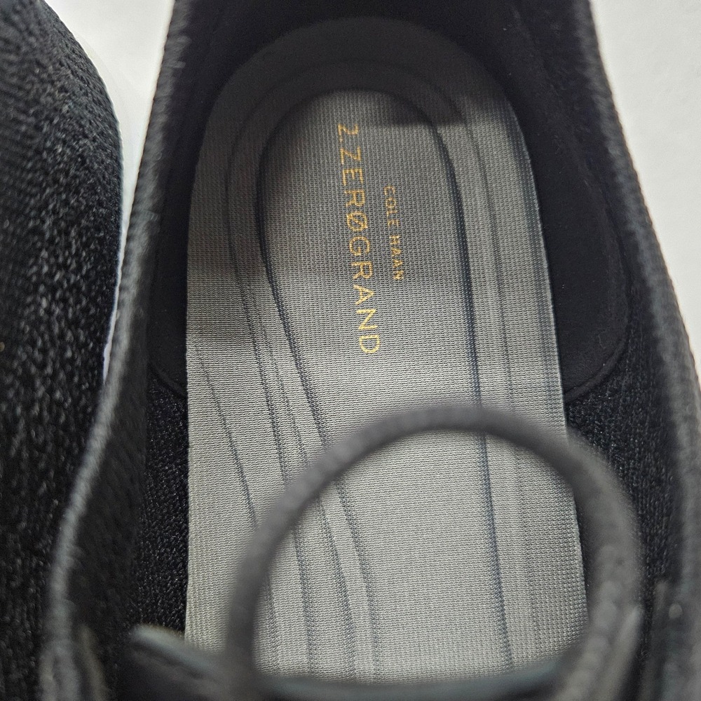 Cole Haan 2 ZeroGrand Stitchlite Oxford Shoes W11511 Black Knit‎ Womens Size 10 - Picture 10 of 11